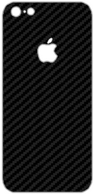 candeal mart Apple iphone 5s carbon fiber 3D back skin/ Protective film / Back sticker Mobile Skin(Black)
