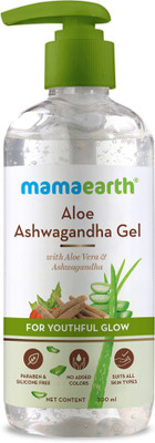 MamaEarth Aloe Ashwagandha Gel, for face, with Aloe Vera & Ashwagandha for a Youthful Glow