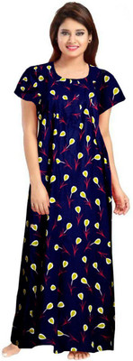 Sarthak Creation Women Nighty(Multicolor)