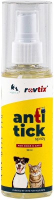 Wiggles Ravtix Anti Ticks Fleas Remover Spray for Dogs Cats, 100ml- Lice Repellent Spray Flea and Tick Spray Dog Shampoo(100 ml)