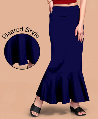 SCUBE DESIGNS SC_PC_PLEATS_3513_NAVY_BLUE_B Polyester Petticoat(XXL)