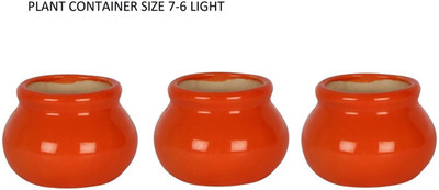 OriginalCeramics Plant Container Set(Pack of 3, Ceramic)