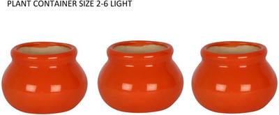 OriginalCeramics Plant Container Set(Pack of 3, Ceramic)
