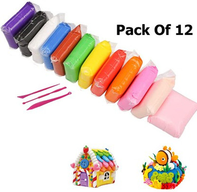 blue seed Colorful Children Modeling Soft Clay+Tools Creative Learning toy Art DIY Crafts Multicolor Putty Toy
