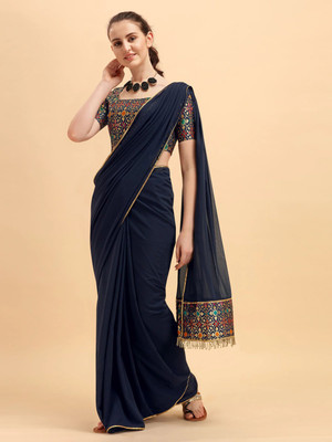83% OFF on vasundhra fashion Embroidered Bollywood Cotton Silk Saree(Dark Blue) 83% OFF on vasundhra fashion Embroidered Bollywood Cotton Silk Saree(Dark Blue)