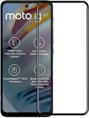 VENI SON'S Edge To Edge Tempered Glass for Moto G40 Fusion(Pack of 1)