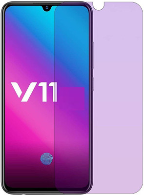 ELEF Edge To Edge Tempered Glass for Vivo V11 Pro Anti Blu Eye Protector Tempered Blocks Excess Harmful Blue Light(Pack of 1)