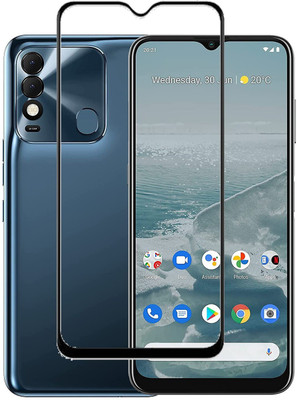 VISHZONE Edge To Edge Tempered Glass for Tecno Spark 8(Pack of 1)