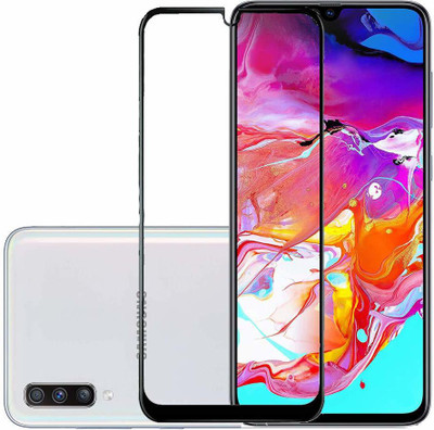 VISHZONE Edge To Edge Tempered Glass for Samsung Galaxy A70(Pack of 1)