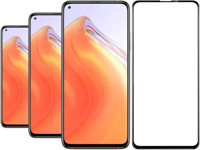 Nathaccessories Edge To Edge Tempered Glass for Realme 9 pro plus / OnePlus nord / OnePlus nord 2 / OnePlus nord CE / Oppo F19s / Oppo Reno 7(Pack of 3)