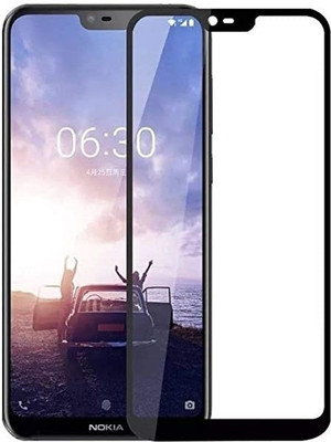 VISHZONE Edge To Edge Tempered Glass for Nokia 6.1 Plus(Pack of 1)