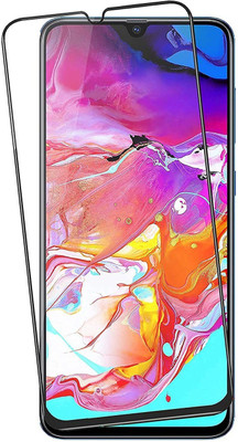 VISHZONE Edge To Edge Tempered Glass for Samsung Galaxy A70(Pack of 1)