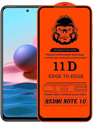 TradeHub Tempered Glass Guard for Mi Redmi Note 10, Mi Redmi Note 10s(Pack of 1)