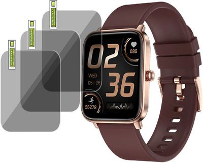EJZATI Screen Guard for Fire-Boltt Ninja Pro Max Smart Watch SCREEN TEMPERED(Pack of 3)