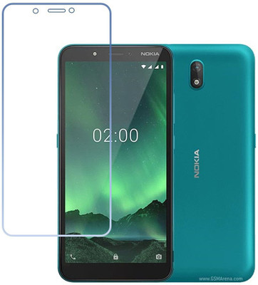 DVMART Screen Guard for 9H Crystal Clear Nokia C2(Pack of 1)