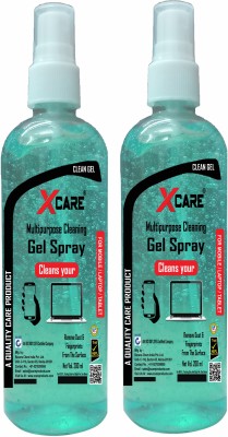 xcare Multipurpose Cleaning Gel Spray 200 ml x 2 pcs for Mobiles, Laptops, Computers(Multipurpose Cleaning Gel Spray 200 ml x 2 pcs)