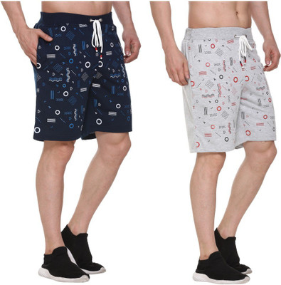 Keshavi Printed Men Multicolor Regular Shorts