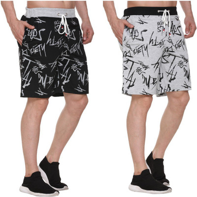 Keshavi Printed Men Multicolor Regular Shorts