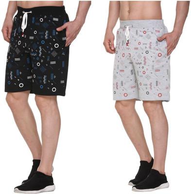 Keshavi Printed Men Multicolor Regular Shorts