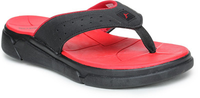 Abros Men Flip Flops(Black , 9)