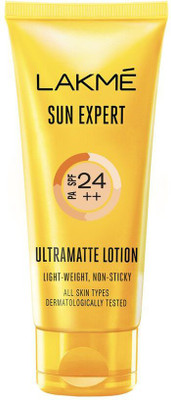 Lakmé Sun Expert SPF 24 Ultra Matte Sunscreen Lotion – SPF 24 PA++