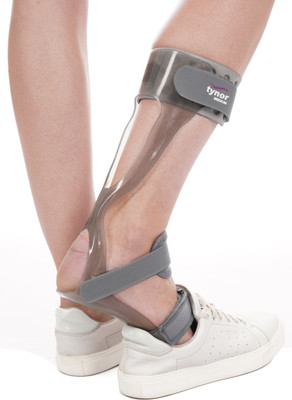 TYNOR Foot Drop Splint With Liner, Grey, Right, Small, 1 Unit Foot Support