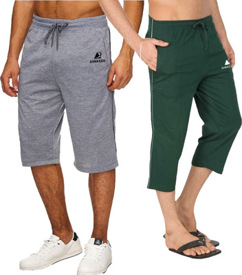Diwazzo Striped Men Three Fourths