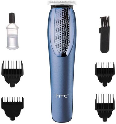 JAMMY ZONES AT-1210 Rechargeable Hair Beard Moustache Trimmer Clipper J27 Trimmer 45 min  Runtime 4 Length Settings(Blue)