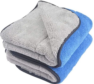 CARE AUTO PARTS Microfiber Vehicle Washing  Cloth(Pack Of 2, 600 GSM)