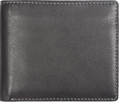 Leatherman Fashion Men Casual, Formal, Travel Black Genuine Leather Wallet(4 Card Slots)