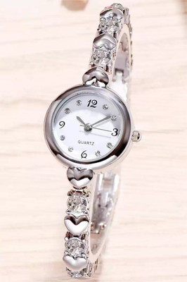 PV CREATION Diamond Silver Bracelet watch Analog Watch  - For Men