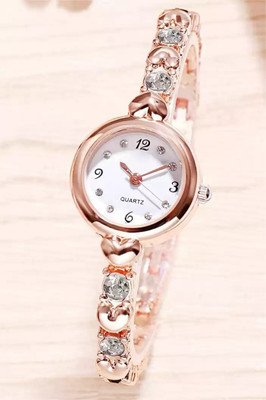 PV CREATION Silver Diamond watch Analog Watch  - For Men