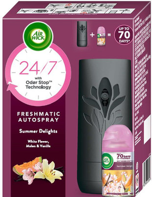 Airwick Summer delights Automatic Spray Freshmatic Automatic Air Freshener Kit(250 ml)