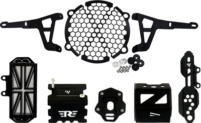 M Technics Himalayan X Series Combo Bike Radiator Guard(Royal Enfield)