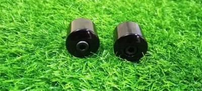 WHEETOYKART HANDLE BAR END BLACK MADE IN INDIA FOR RE BULLET Bike Handlebar Weights(2 Black)