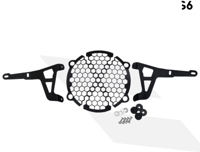 M Technics HIMALAYAN-BS6 HEADLIGHT GRILL| X SERIES HEADLIGHT GRILL FOR HIMALAYAN-BS6 MODEL Bike Headlight Grill(Black)