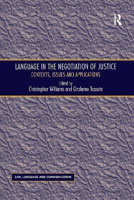 Language in the Negotiation of Justice(English, Paperback, Tessuto Girolamo)