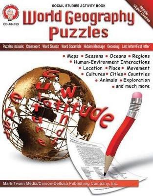 World Geography Puzzles, Grades 6 - 12(English, Paperback, unknown)