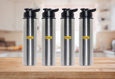 NK-STORE 1000 ml Steel Sipper(Pack of 4, Silver)