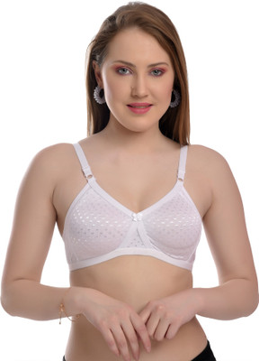 Creative point Women T-Shirt Non Padded Bra(White)