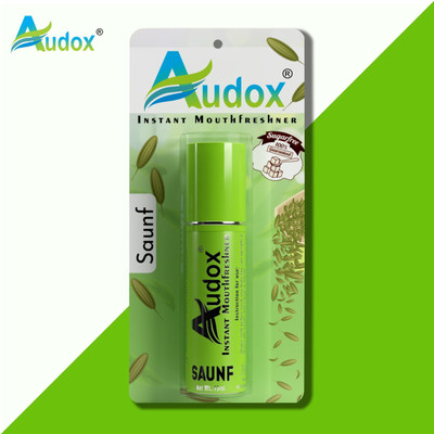 Audox Mouth Freshener Spray Mouth Protect Saunf (15 ML) - Saunf(15 ml)