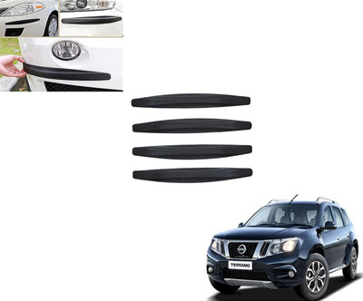 DING-DONG Rubber Car Bumper Guard(Black, Pack of 4, Nissan, Terrano)