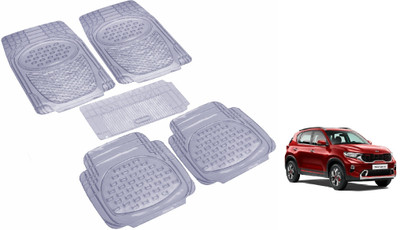 Auto Hub Rubber Standard Mat For  Kia Sonet(Clear)