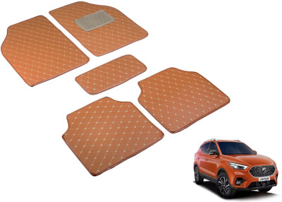 Auto Hub Leatherite Standard Mat For  MG Universal For Car(Brown)
