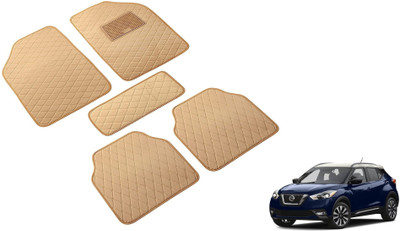 Auto Hub Leatherite Standard Mat For  Nissan KICKS(Beige)