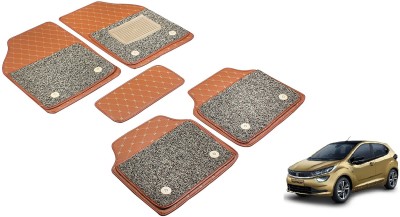 Auto Hub Leatherite 7D Mat For  Tata Altroz(Brown)