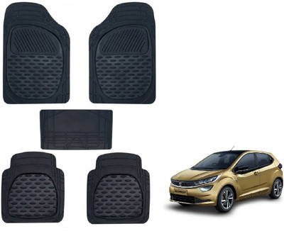 Auto Hub Rubber Standard Mat For  Tata Altroz(Black)