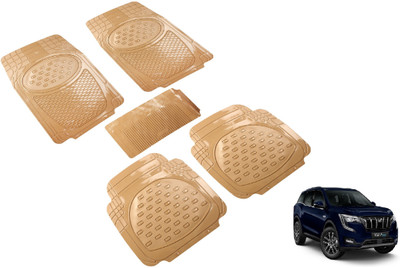 Auto Hub Rubber Standard Mat For  Mahindra Universal For Car(Beige)