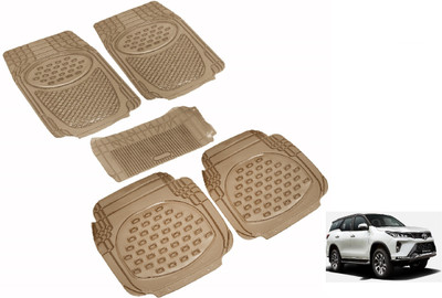 Auto Hub Rubber Standard Mat For  Toyota Universal For Car(Beige)
