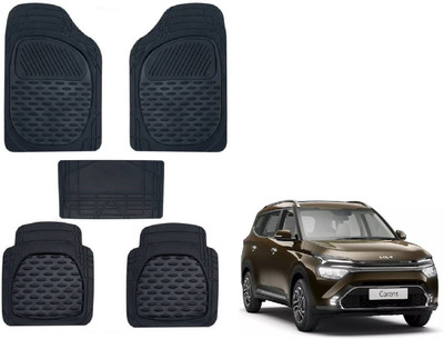 Auto Hub Rubber Standard Mat For  Kia Universal For Car(Black)